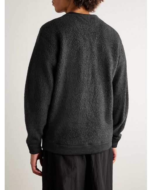 houdini Black Alto Woolly Treemerino Sweater for men