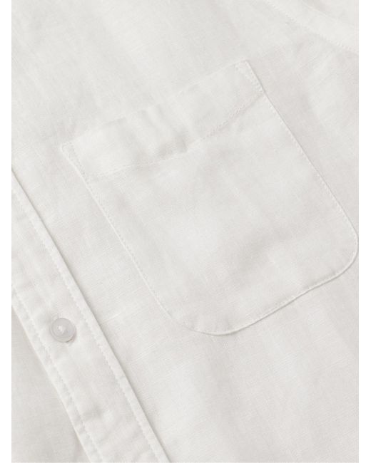 Faherty Brand Laguna Hemd aus Leinen in White für Herren