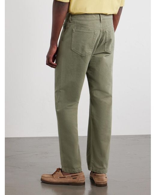 Mr P. Green Edward Straight-Leg Linen Trousers for men