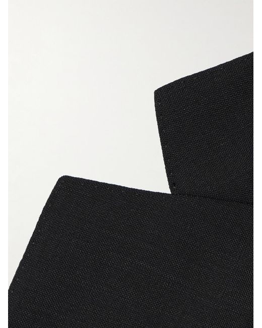 Tom Ford Black Shelton Slim-Fit Sharkskin Wool-Blend Suit Jacket for men