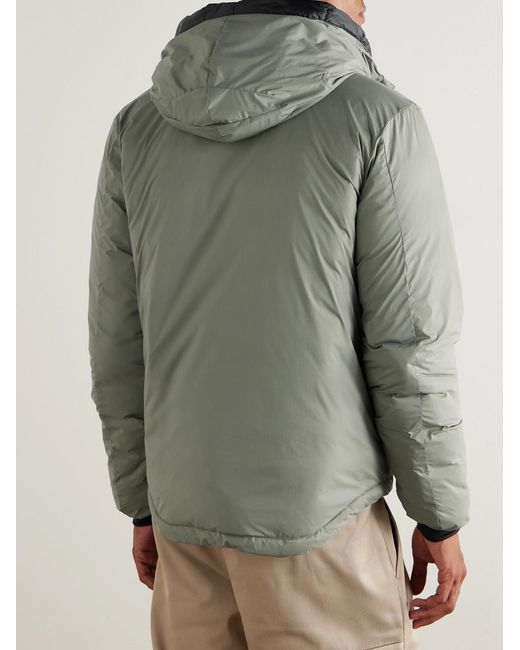 Canada Goose Gray Lodge Packable Quilted Nylon-ripstop Down Hooded Jacket for men