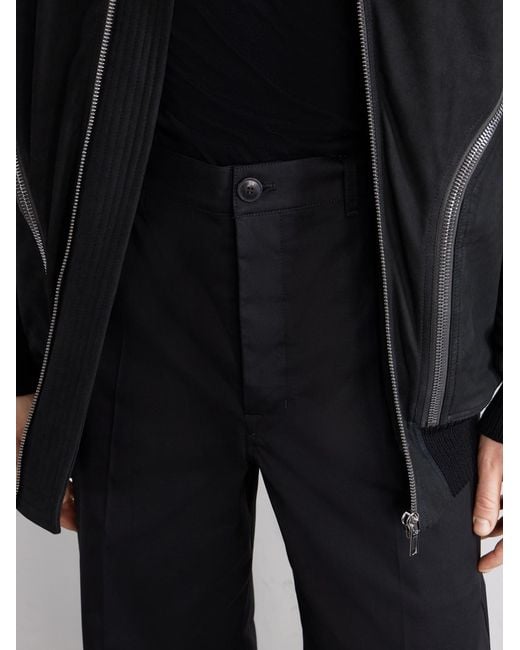 Rick Owens Blue Wide-leg Cotton-blend Canvas Trousers for men