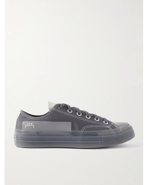 Converse Gray A-cold-wall* Chuck 70 Rubber-trimmed Canvas Sneakers for men