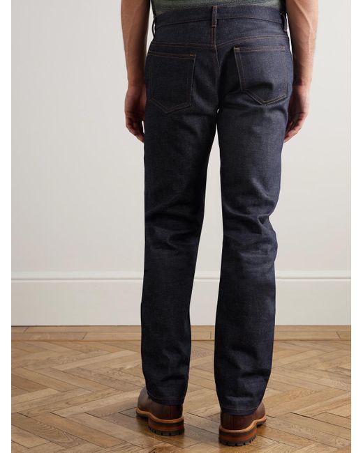A.P.C. Blue New Standard Regular-Fit Dry Selvedge Denim Jeans for men