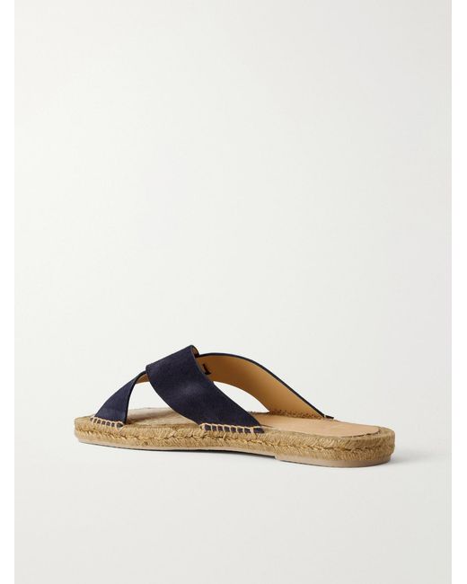 Castaner Blue Keanu Suede Sandals for men