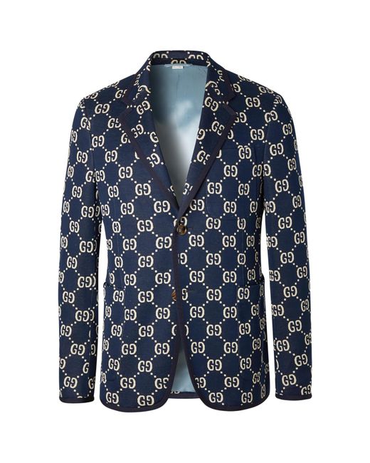 blue gucci blazer