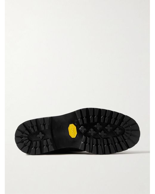 Mr P. Black Jacques Suede Boots for men