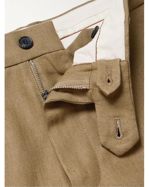 Loro Piana Natural Carlo Straight-Leg Linen-Twill Trousers for men
