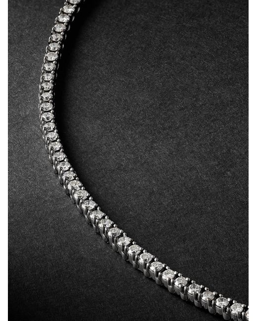 KOLOURS JEWELRY Spectra Blackened Diamond Tennis Bracelet for men