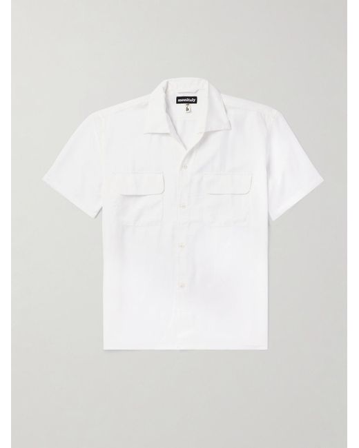 Monitaly 50's Milano Hemd aus Lyocell in White für Herren