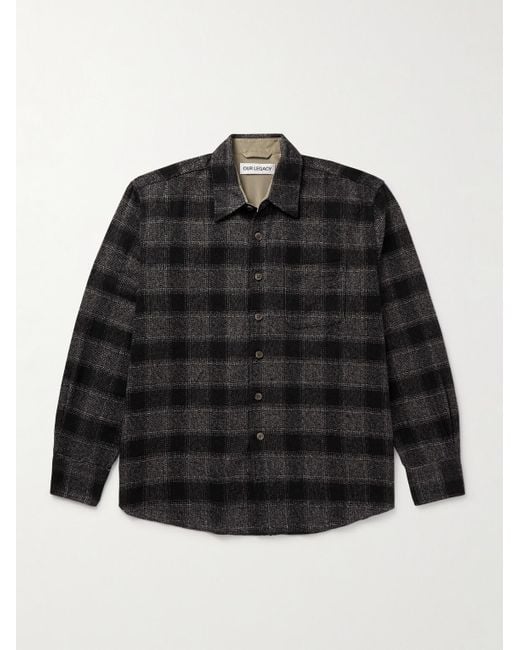 Camicia di Our Legacy in Black da Uomo