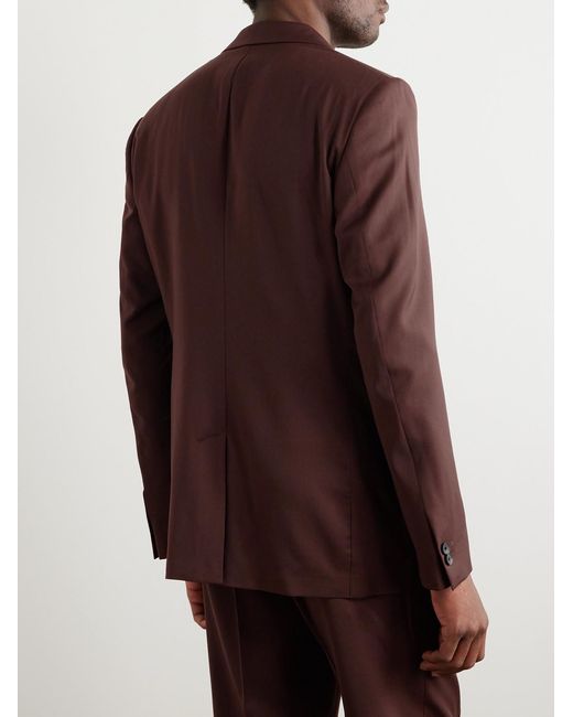 Mr P. Brown Slim-Fit Wool-Twill Suit Jacket for men