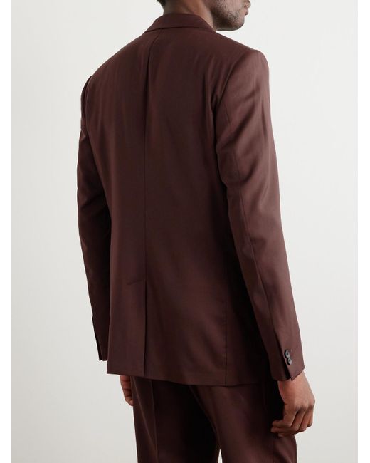 Mr P. Brown Slim-fit Wool-twill Suit Jacket for men