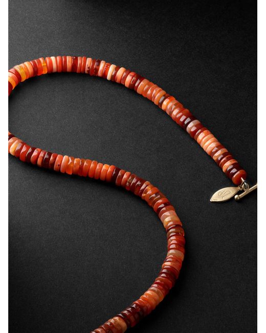 Jacquie Aiche Black Opal And Diamond Beaded Necklace for men