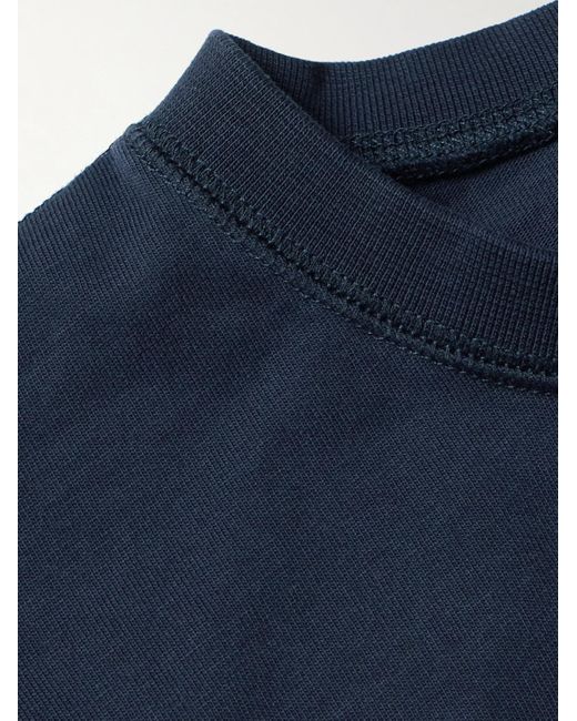 Drake's T-Shirt aus Baumwoll-Jersey in Blue für Herren