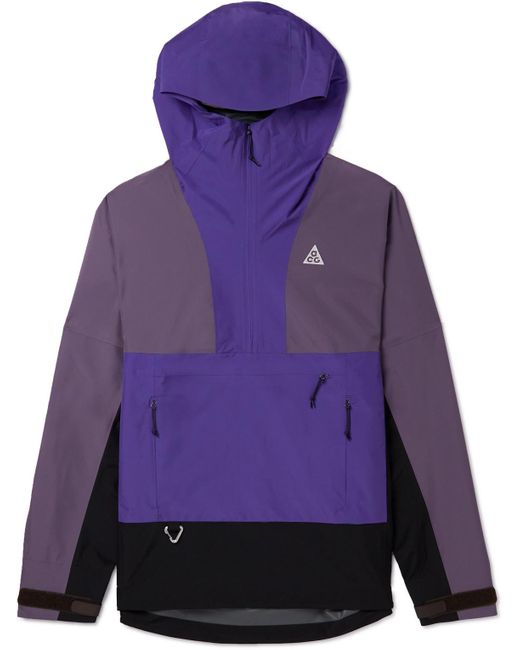 men's nike acg storm fit adv cascade rains hiking jacket