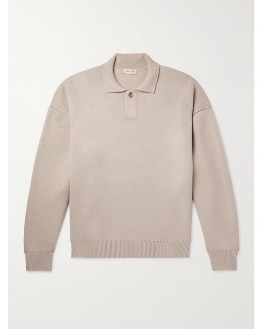 Fear Of God Natural Wool Polo Shirt for men