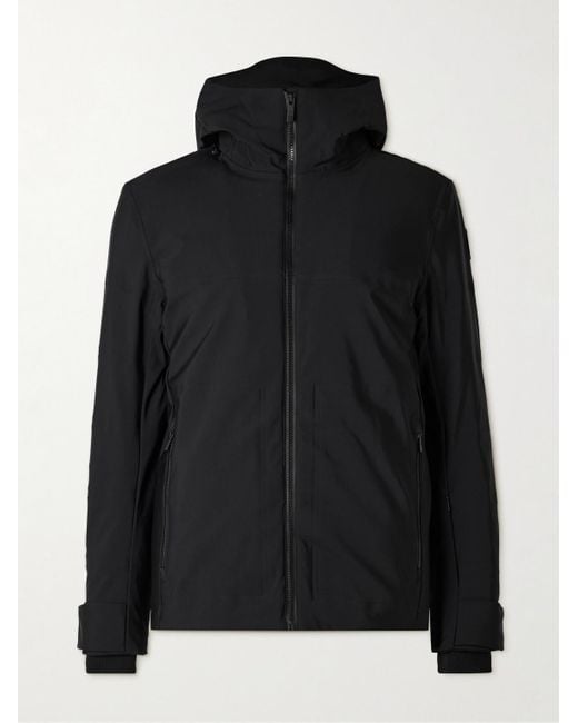 Fusalp Black Yohan Panelled Hooded Ski Jacket for men