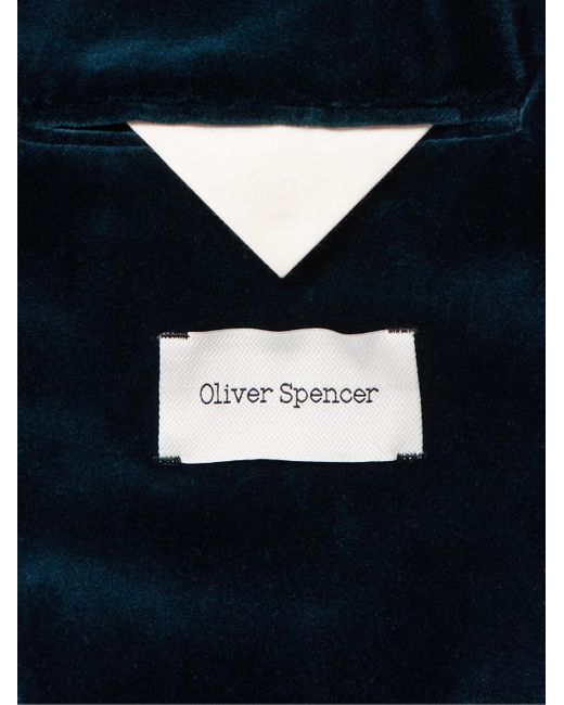 Blazer Doppiopetto di Oliver Spencer in Blue da Uomo