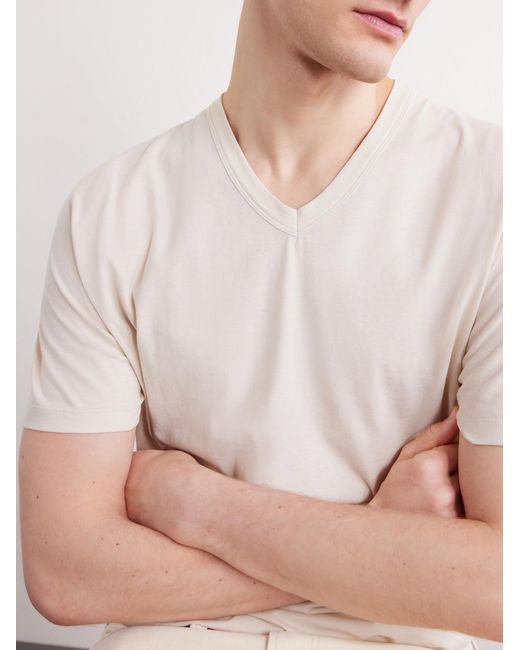 Our Legacy Natural Gorge Cotton-blend Jersey T-shirt for men