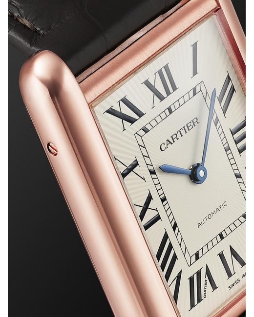 Cartier Black Tank Louis Xl 18-Karat Watch, Ref. Wgta0346 for men