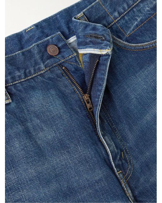 Visvim Blue Social Sculpture 21 Slim-fit Straight-leg Jeans for men
