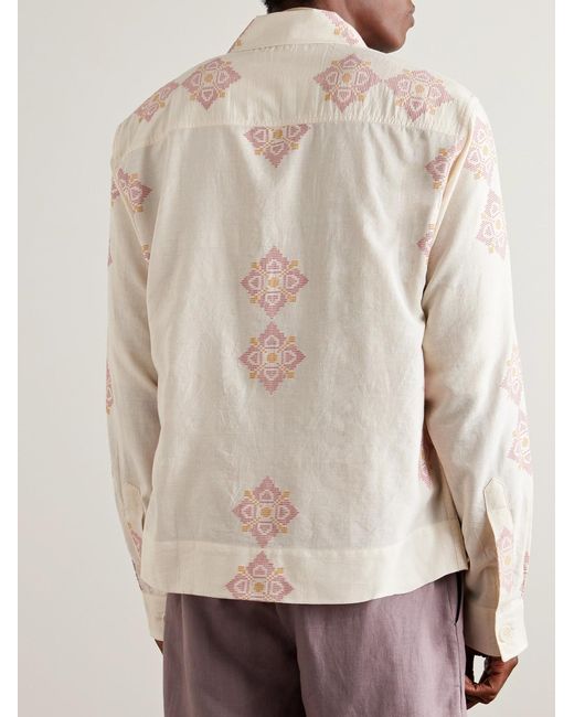 Kardo Natural Cotton-jacquard Jacket for men