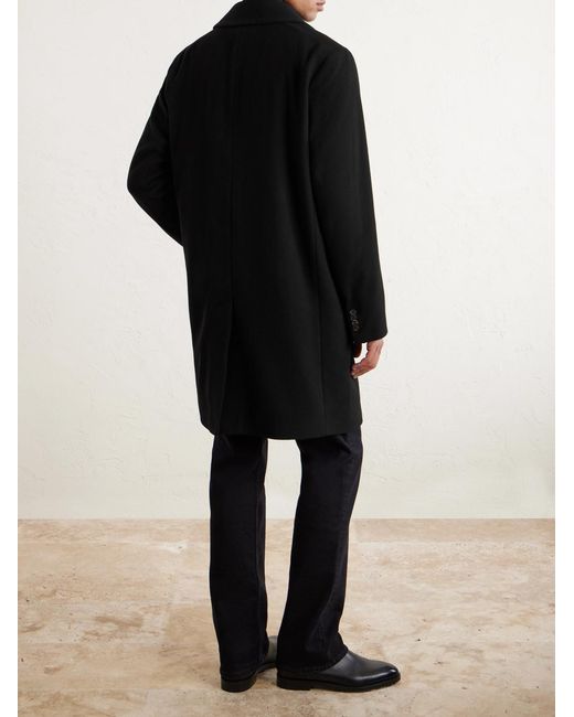 Mr P. Black Shell-lined Wool-blend Jacket for men