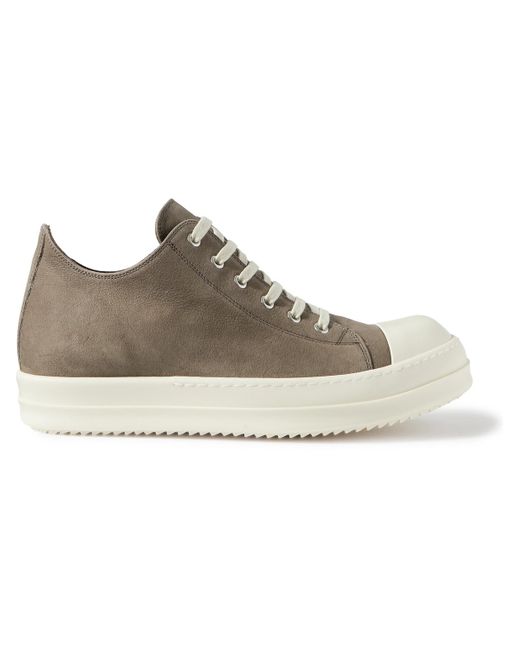 Rick Owens Brown Leather Sneakers for men