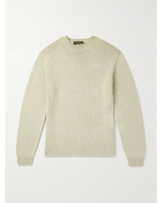 Loro Piana Natural Meina Cotton Sweater for men
