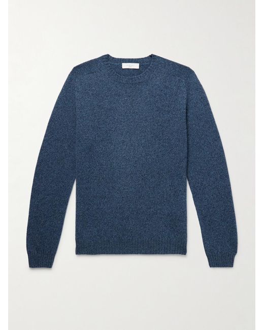 Boglioli Blue Wool And Cashmere-blend Sweater for men