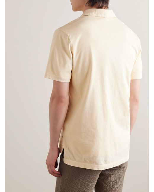 James Perse Natural Supima Cotton-jersey Polo Shirt for men