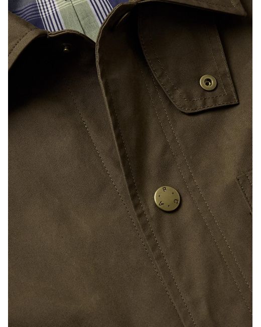 A.P.C. Green Gabriel Cotton-Canvas Jacket for men