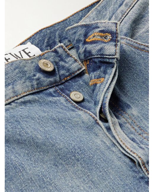 Loewe Blue Slim-fit Bootcut Jeans for men