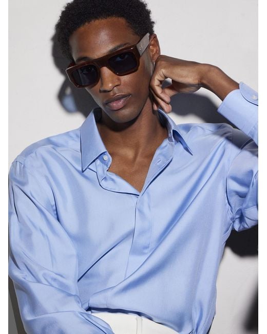 Jacques Marie Mage Brown Donat Square-frame Acetate Sunglasses for men