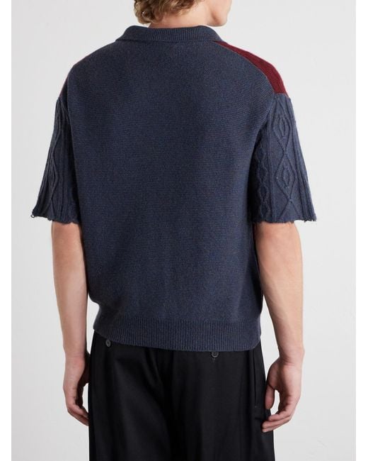 Enfants Riches Deprimes Red Che Cashmere Cardigan for men
