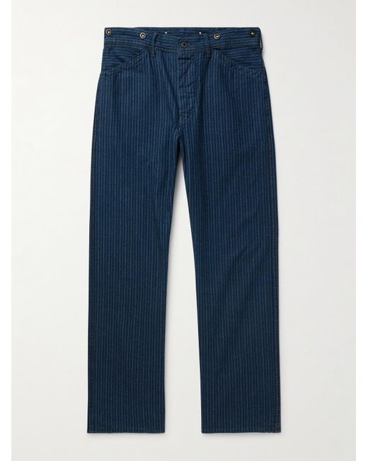 Pantaloni A Gamba Dritta di RRL in Blue da Uomo