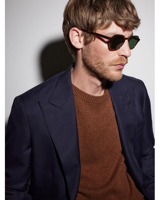 Garrett Leight Multicolor Temescal Hexagon-Frame Acetate Sunglasses for men