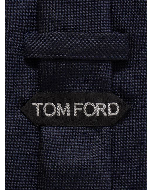 Tom Ford Blue 7cm Silk-jacquard Tie for men