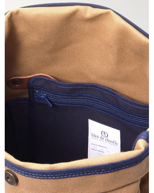 Zaino di Bleu De Chauffe in Natural da Uomo