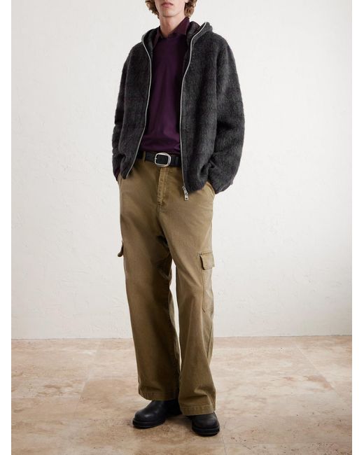 Our Legacy Purple Box Cotton-Jersey T-Shirt for men