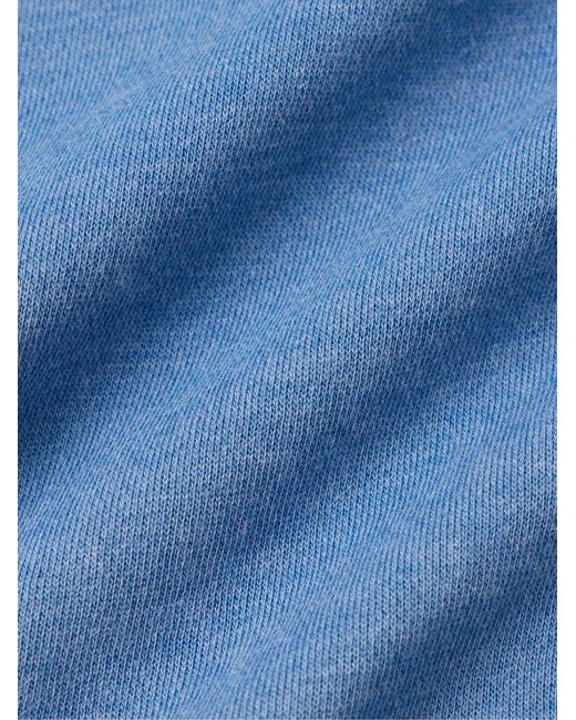 Tom Ford Blue Cotton-Blend Jersey Sweatshirt for men