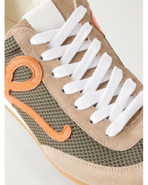 Loewe Green Bellet Runner Mesh Low Top Sneaker for men