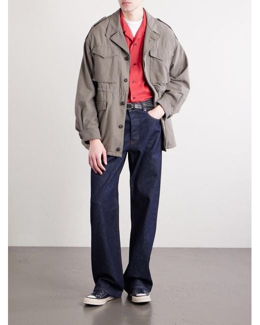 Visvim Brown Achse Cotton-blend Field Jacket for men