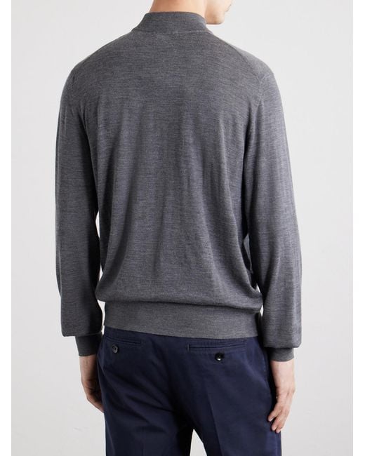 Tom Ford Gray Wool Rollneck Sweater for men