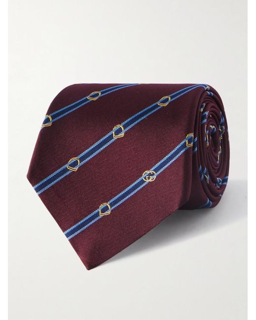 Cravatta di Gucci in Purple da Uomo