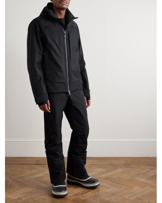 Sease Black Trace 2.0 Virgin Wool And Cashmere-Blend Twill Hooded Ski Jacket for men