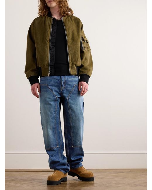 Givenchy Blue Studded Carpenter Jeans for men