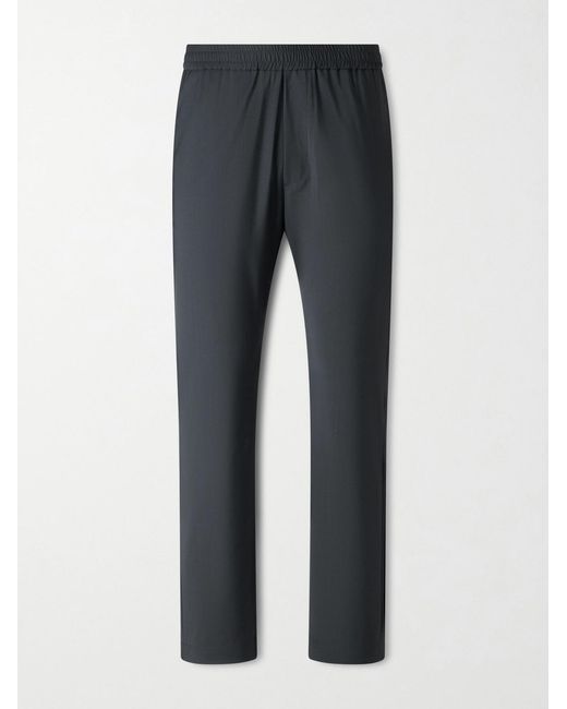 Barena Blue Straight-Leg Virgin Wool Trousers for men