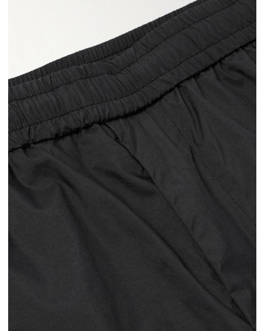 Moncler Black Straight-leg Logo-appliquéd Nylon Bermuda Shorts for men